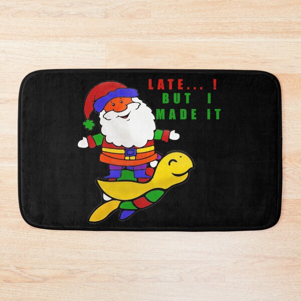 Item preview, late Santa Claus on a flying turtle finally arrived designed and sold by twobillion.