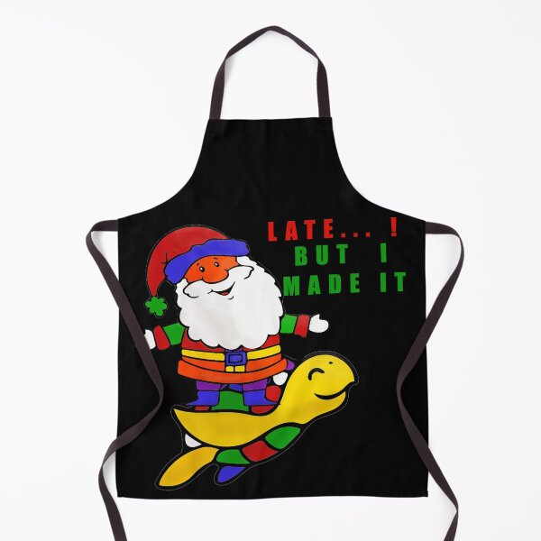 Item preview, late Santa Claus on a flying turtle finally arrived designed and sold by twobillion.