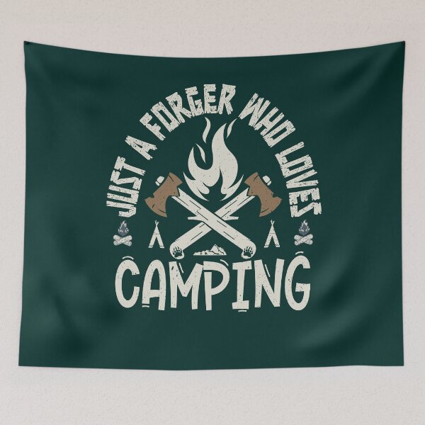 Aperçu de l'œuvre Juste un faussaire qui aime le camping Awesome Camper créée et vendue par YAHIA-14.