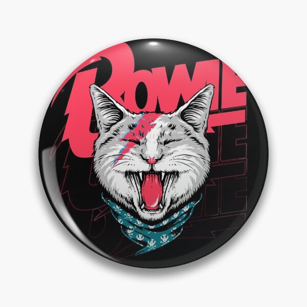 Artikelvorschau, David Bowie Cat entworfen und verkauft von rockfilmdesign.