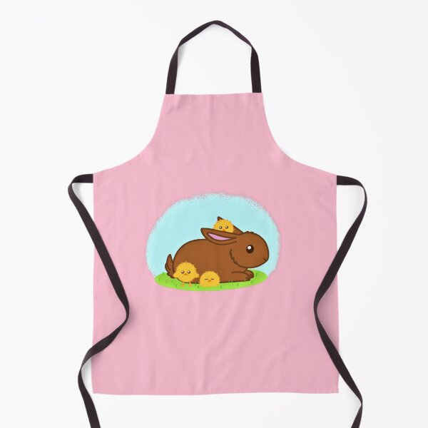 Item preview, Brown Bunny with Chicks designed and sold by Moni-Makes-Art.