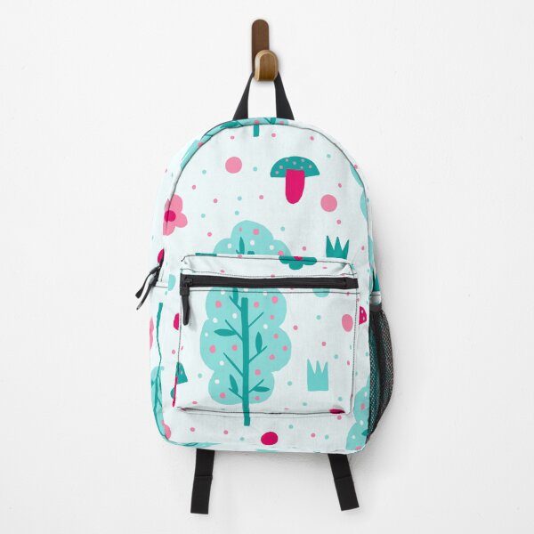 Item preview, Pink Flower and Trees Summer Spring Pattern  designed and sold by travellb.