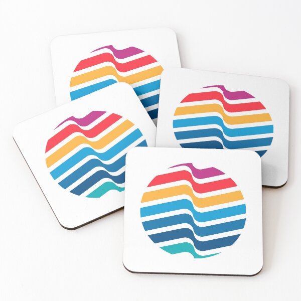 Item preview, Retro style waves designed and sold by Timegraf.