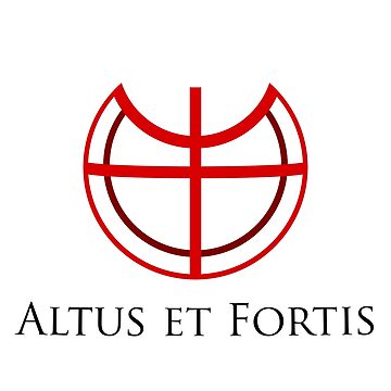 Artwork thumbnail, Altus et Fortis (in black) by ANGELSONLY