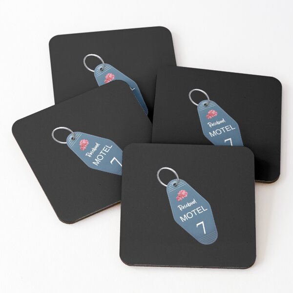 Item preview, Roadside motel key, vintage motel key, retro motel key, humorous tacky motel key, retro sunset, vintage vacation, roadside signs designed and sold by The Snarky  Psychologist.