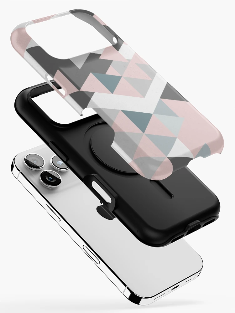Thumbnail 2 of 4, iPhone Case, Triangle Geometric Design Graphical Pattern designed and sold by Ching Teoh.