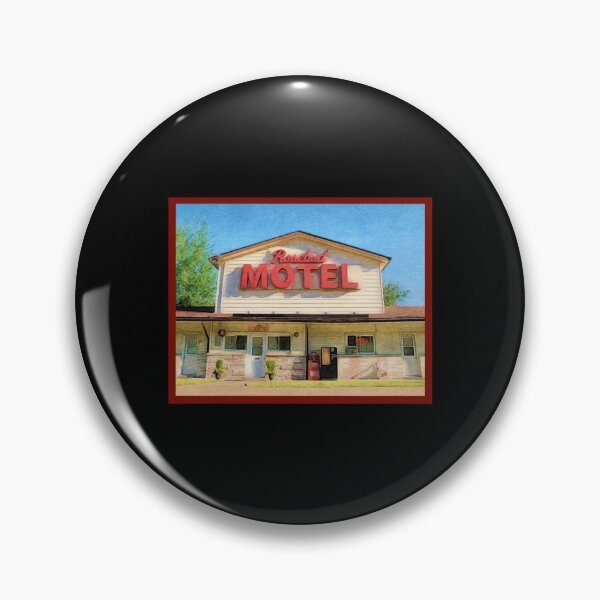 Item preview, Roadside motel, vintage motel, retro motel, humorous tacky motel, retro sunset, vintage vacation, roadside signs designed and sold by The Snarky  Psychologist.