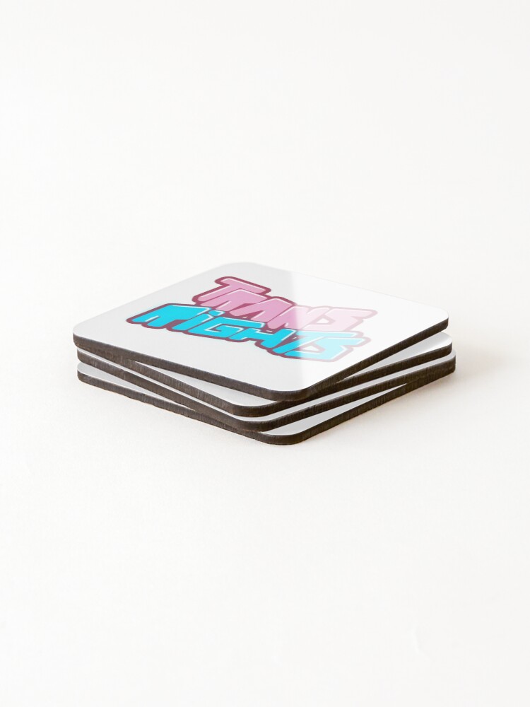 Thumbnail 4 of 5, Coasters (Set of 4), Trans Rights designed and sold by Gaytriarchy.