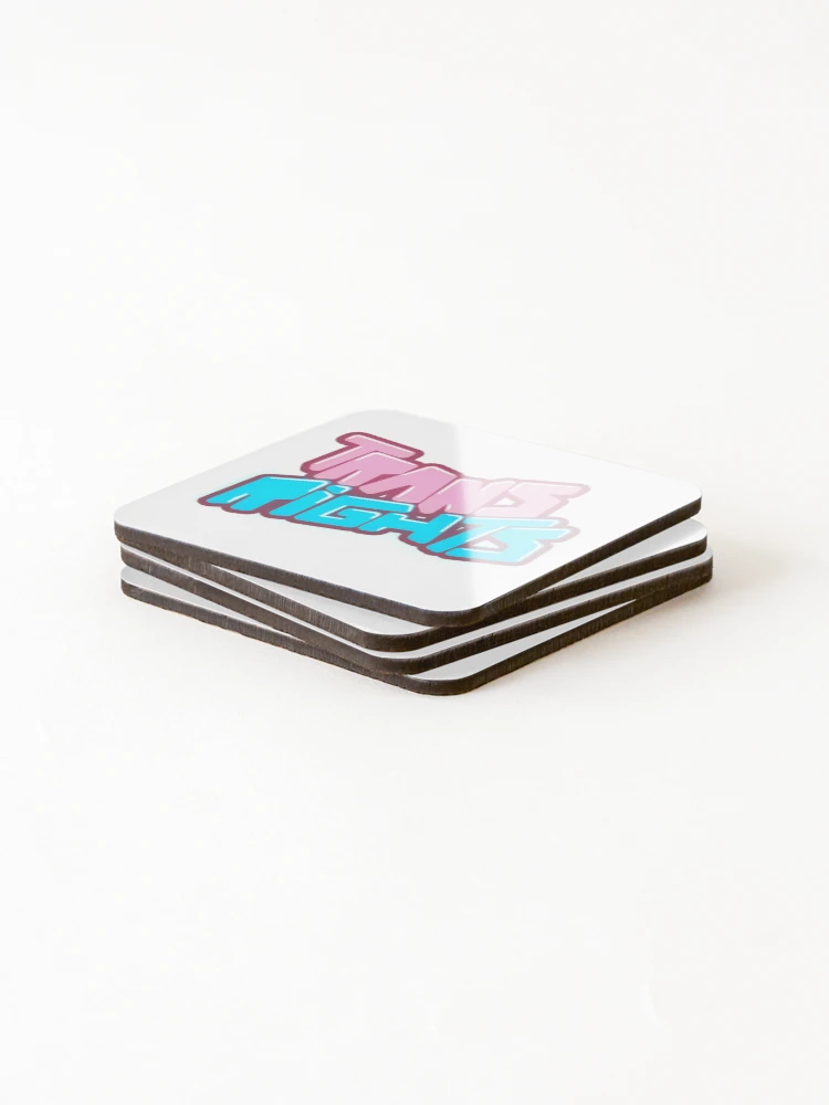 Thumbnail 4 of 5, Coasters (Set of 4), Trans Rights designed and sold by Gaytriarchy.