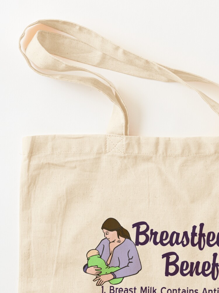 Mom's Diner Breastfeeding Tote Canvas Bag