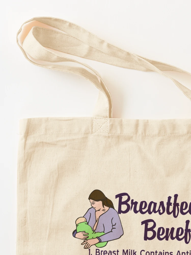 Breastfeeding with an SNS Tote Bag