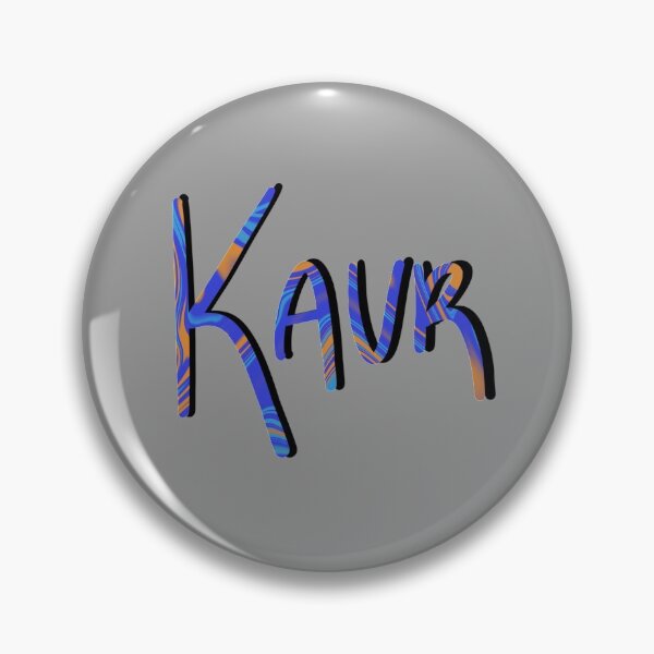 Item preview, Kaur (blue + orange) designed and sold by jasleenM.