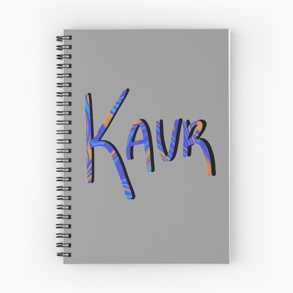 Item preview, Kaur (blue + orange) designed and sold by jasleenM.