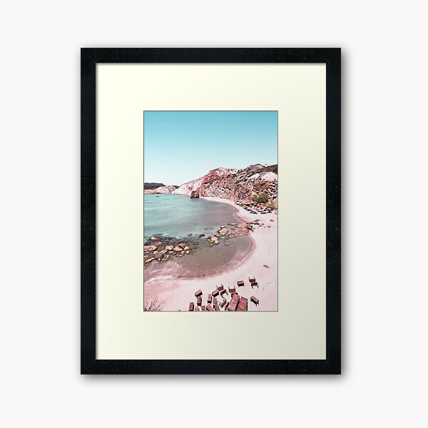 Item preview, Pink Beach in Greece, Milos island designed and sold by PrintsProject.