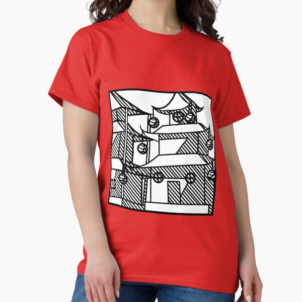 traditional asian cityscape Classic T-Shirt