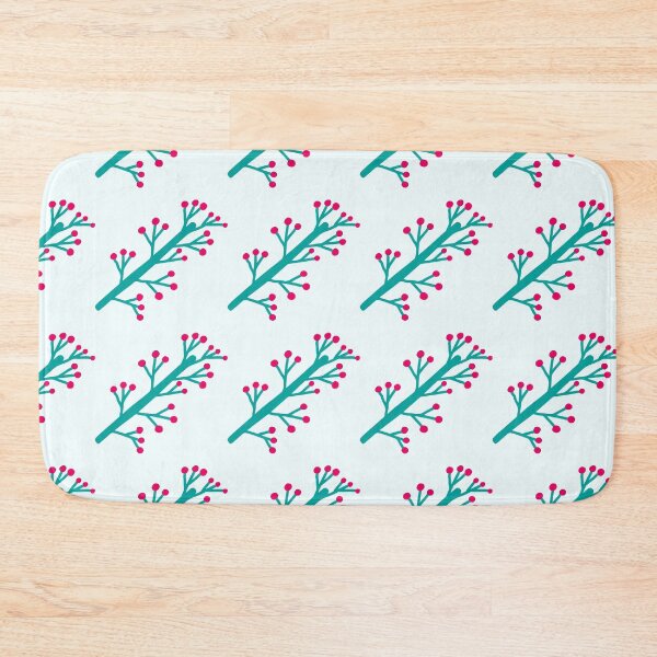 Item preview, Pink and Green Floral Spring Summer Pattern designed and sold by travellb.