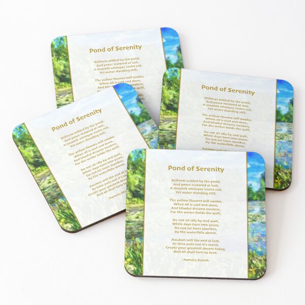 Item preview, Pond of Serenity Poem designed and sold by Pamela Storch.