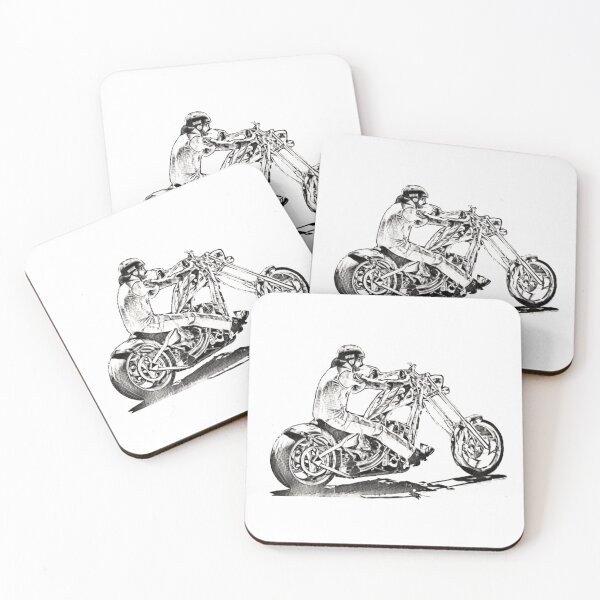 Item preview, biker on his harley designed and sold by JL-Genuine.