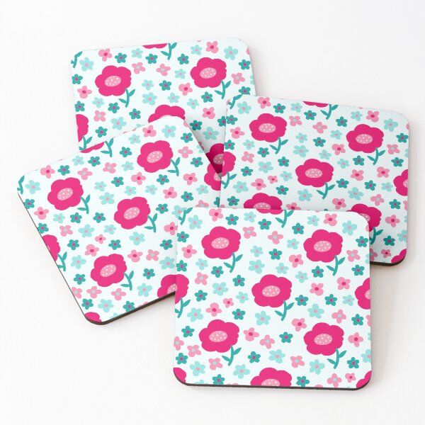 Item preview, Pink and Green Flower Floral Spring Summer Pattern  designed and sold by travellb.