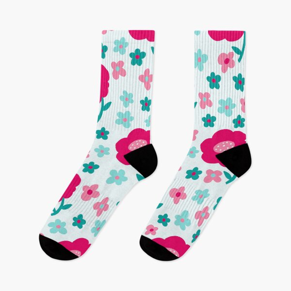 Item preview, Pink and Green Flower Floral Spring Summer Pattern  designed and sold by travellb.