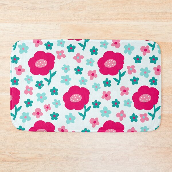 Item preview, Pink and Green Flower Floral Spring Summer Pattern  designed and sold by travellb.