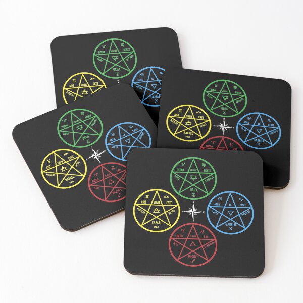 Item preview, Pentagram of the Four Elements Southern Hemisphere designed and sold by boticariomagico.
