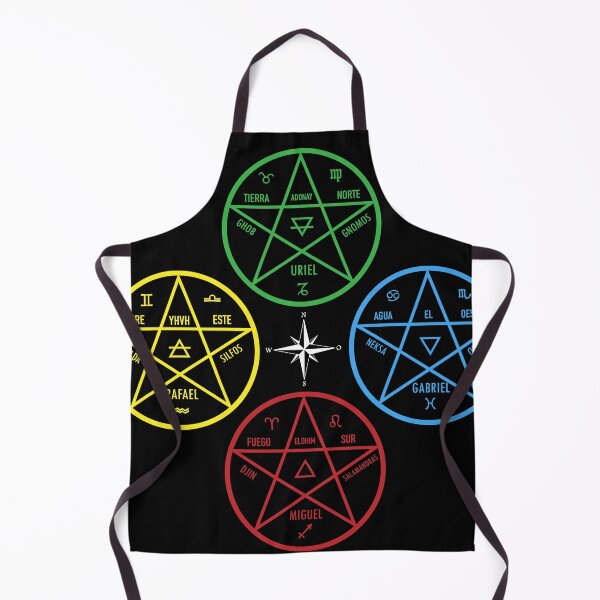 Item preview, Pentagram of the Four Elements Southern Hemisphere designed and sold by boticariomagico.