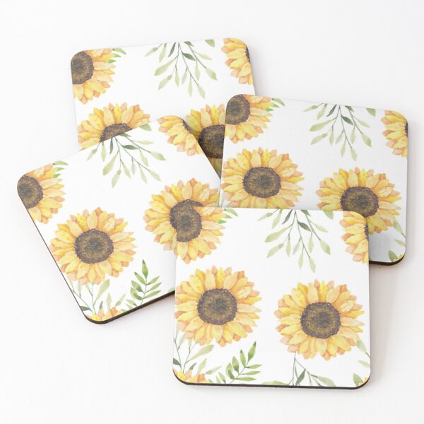 Item preview, WATERCOLOR TECHNIQUE, WATERCOLOR, SUNFLOWER designed and sold by angelescar.