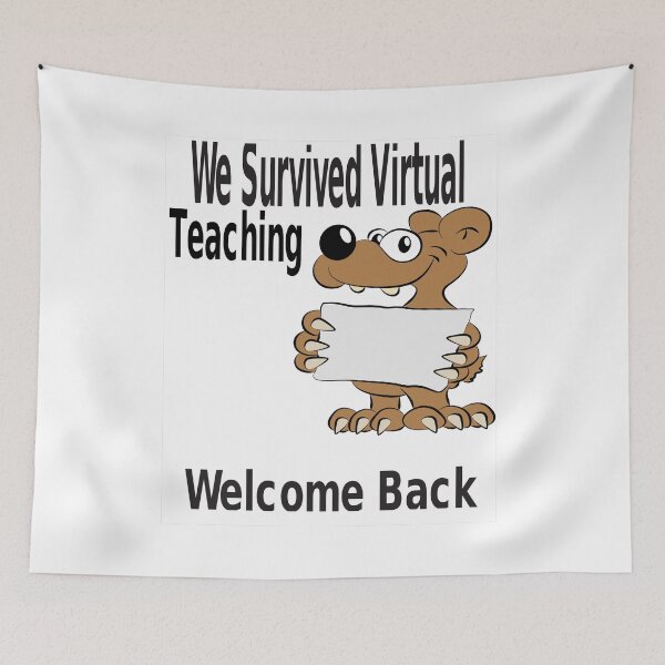 Item preview, Silly Bear Ready for Back To School, after Surviving Virtual Learning. designed and sold by Focus-Photo-PG.