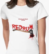 overlook hotel redrum Women's Fitted T-Shirt