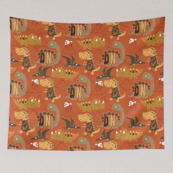 Item preview, Dinosaur Seamless Pattern, Dinosaur Seamless Pattern Design designed and sold by graphic-genie.