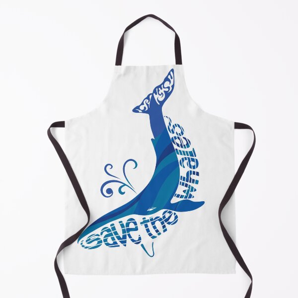 Item preview, Save the Whales dark blue designed and sold by just-art.