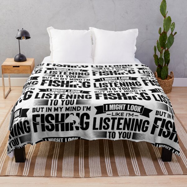 Item preview, I Look Like I'm Listening But In My Mind I'm Fishing designed and sold by GravitiTees.