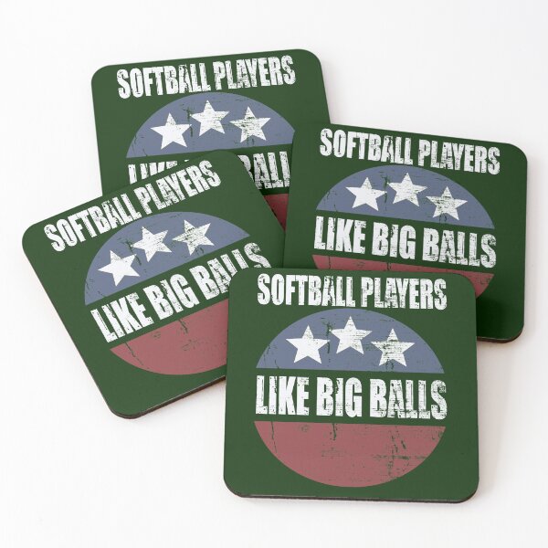 Item preview, Softball Players Like Big Balls designed and sold by HappySchnapper.