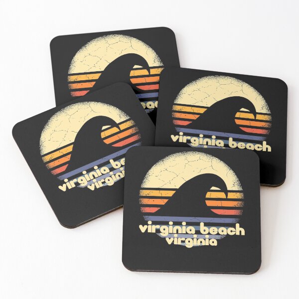Aperçu de l'œuvre Virginia Beach Virginia VA Beach Ocean Crashing Wave créée et vendue par palmettodigital.