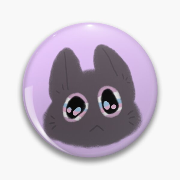 Item preview, bigender kitty designed and sold by mothwhats <3.