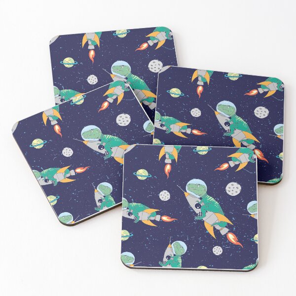 Item preview, Astro Dinosaur Seamless Pattern, Dinosaur Seamless Pattern Design designed and sold by graphic-genie.