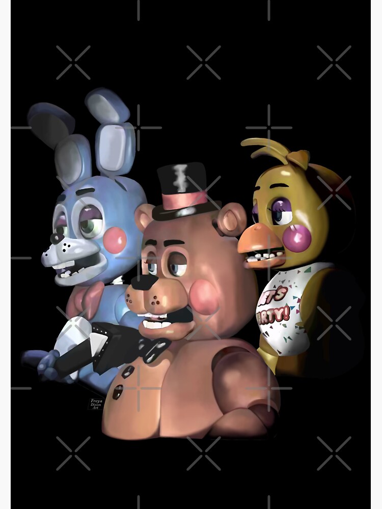 That One FNAF 2 Poster But With the Classic Animatronics Sticker