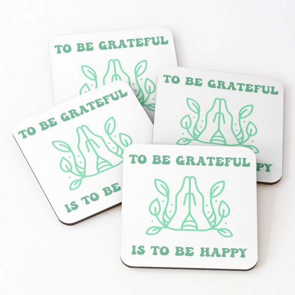 Item preview, To Be Grateful Is To Be Happy Hands designed and sold by Natasha Rolfe.