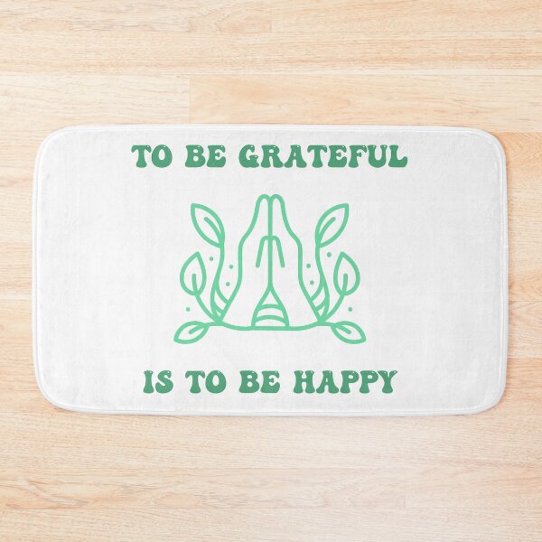 Item preview, To Be Grateful Is To Be Happy Hands designed and sold by Natasha Rolfe.