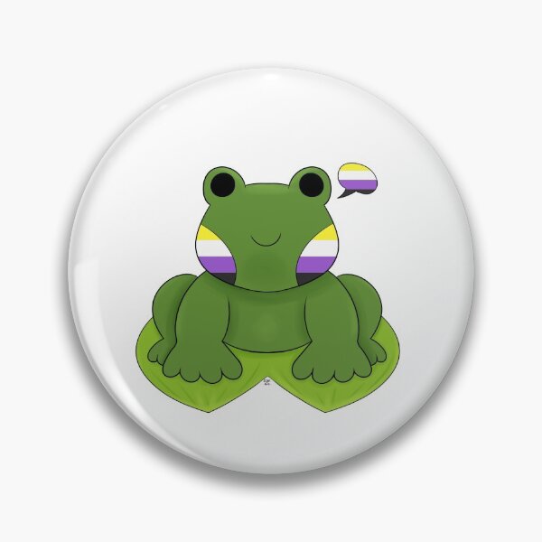 Item preview, Nonbinary Pride Frog designed and sold by americaninja.