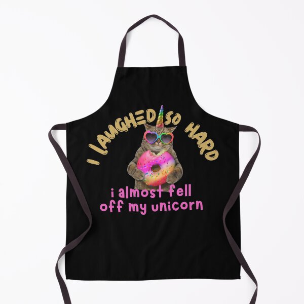 Item preview, I Laughed So Hard I Almost Fell Off My Unicorn Design designed and sold by EarthArtDesigns.
