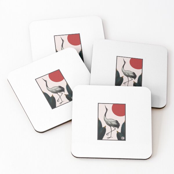 Item preview, Hanafuda Crane Sun Pine designed and sold by MrRamenBox.
