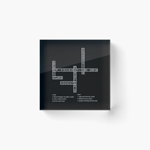 Item preview, SPF Crossword 3 designed and sold by Spastic Paraplegia.