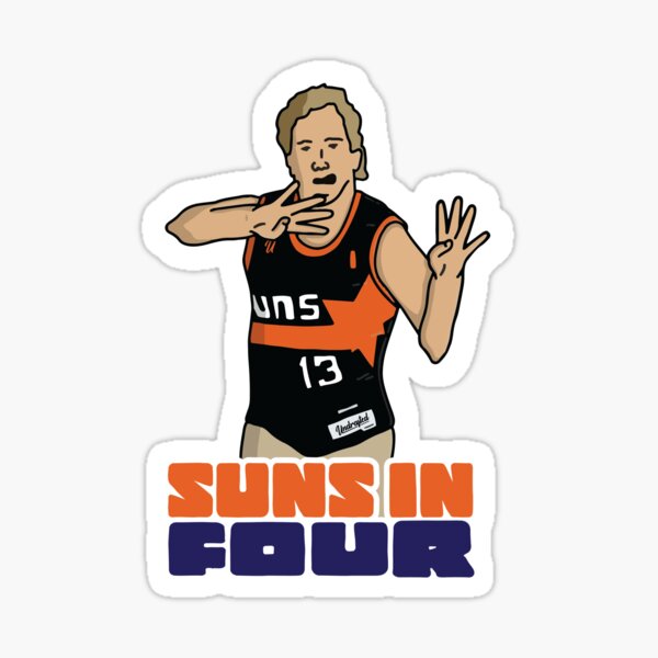 Suns In Four - Phoenix Suns Sweep Sticker