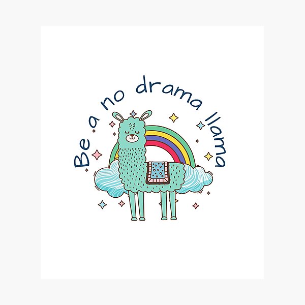 Item preview, Drama Llama designed and sold by PlumNearly.