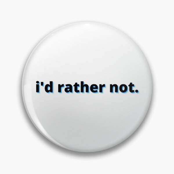 Item preview, I'd rather not echo design designed and sold by ashcmille.
