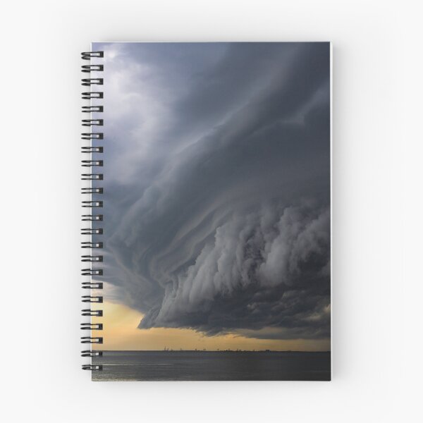 Item preview, A massive super cell storm cloud over the ocean designed and sold by Pete Leong.
