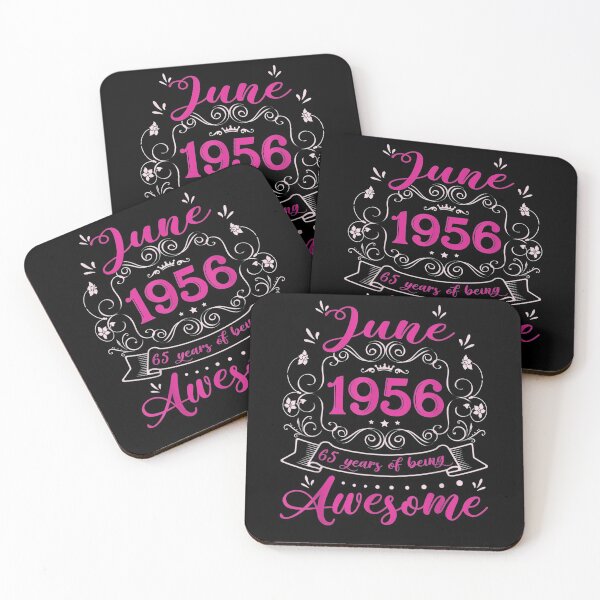 65th Birthday Coasters for Sale Redbubble