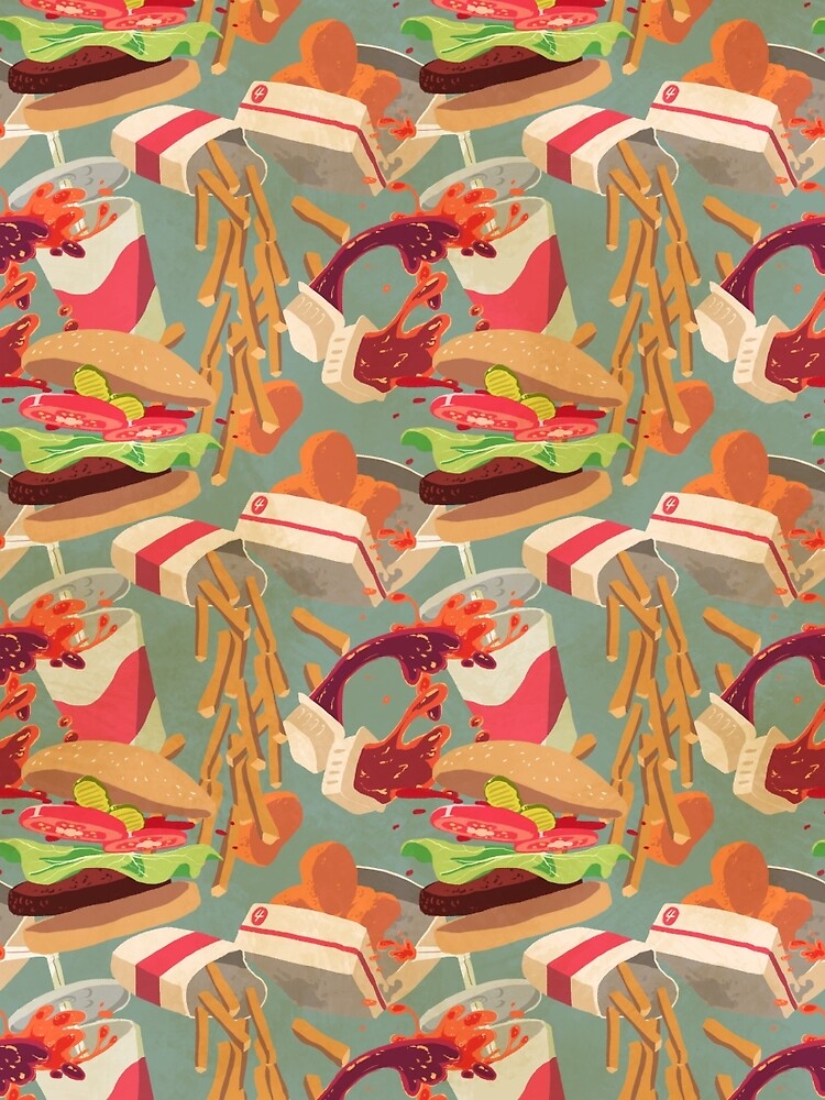 Thumbnail 5 of 5, Graphic T-Shirt, RIP lunch designed and sold by shreddednettles.